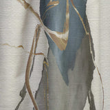 Gold Glam Squares VI' Glam Curtain 1 Panel