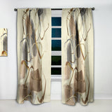 Gold Glam Squares VIII - Glam Curtain - 1 Panel