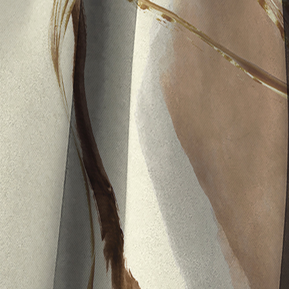 Gold Glam Squares VIII - Glam Curtain - 1 Panel