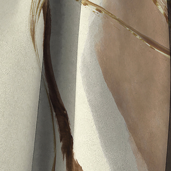 Gold Glam Squares VIII - Glam Curtain - 1 Panel