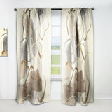 Gold Glam Squares VIII - Glam Curtain - 1 Panel
