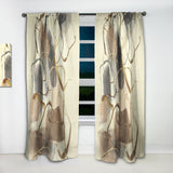 Gold Glam Squares VIII - Glam Curtain - 1 Panel
