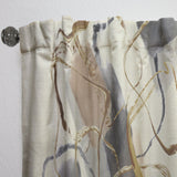 Gold Glam Squares VIII - Glam Curtain - 1 Panel