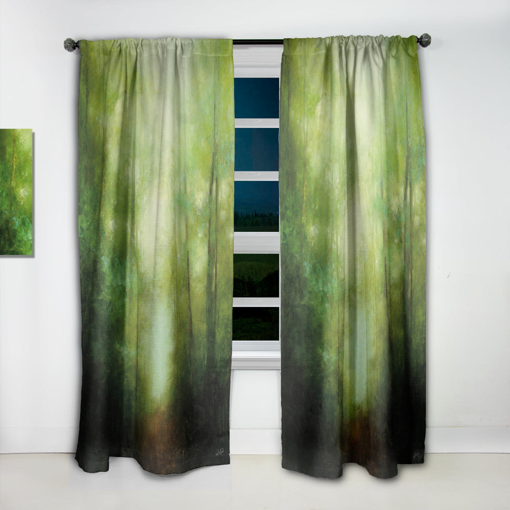 Into the Clearing Forest - Traditional Curtain - 1 Panel