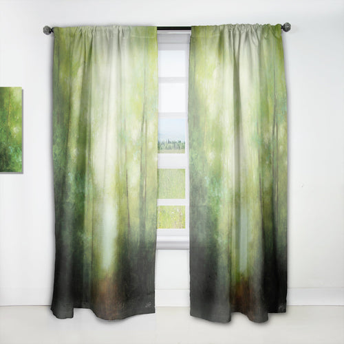 Into the Clearing Forest - Traditional Curtain - 1 Panel