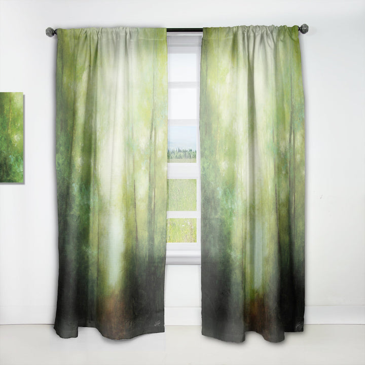 Into the Clearing Forest - Traditional Curtain - 1 Panel