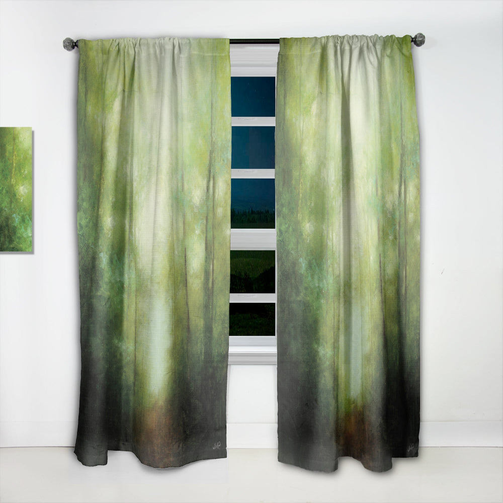 Into the Clearing Forest - Traditional Curtain - 1 Panel