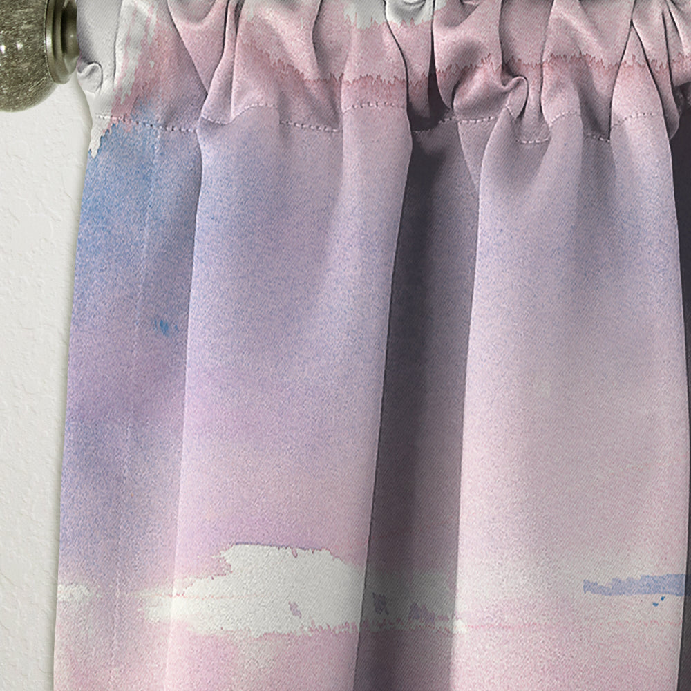 Influence of Line and Color Gold Bright - Shabby Chic Curtain - 1 Panel