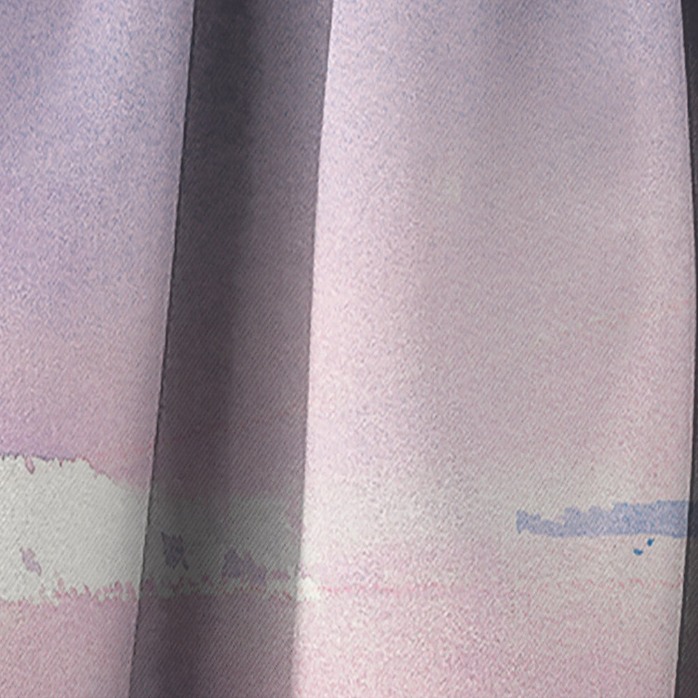 Influence of Line and Color Gold Bright - Shabby Chic Curtain - 1 Panel
