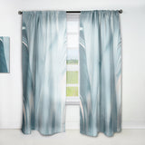 Blue Modern Water I - Modern Curtain - 1 Panel
