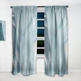Blue Modern Water I - Modern Curtain - 1 Panel