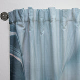 Blue Modern Water I - Modern Curtain - 1 Panel
