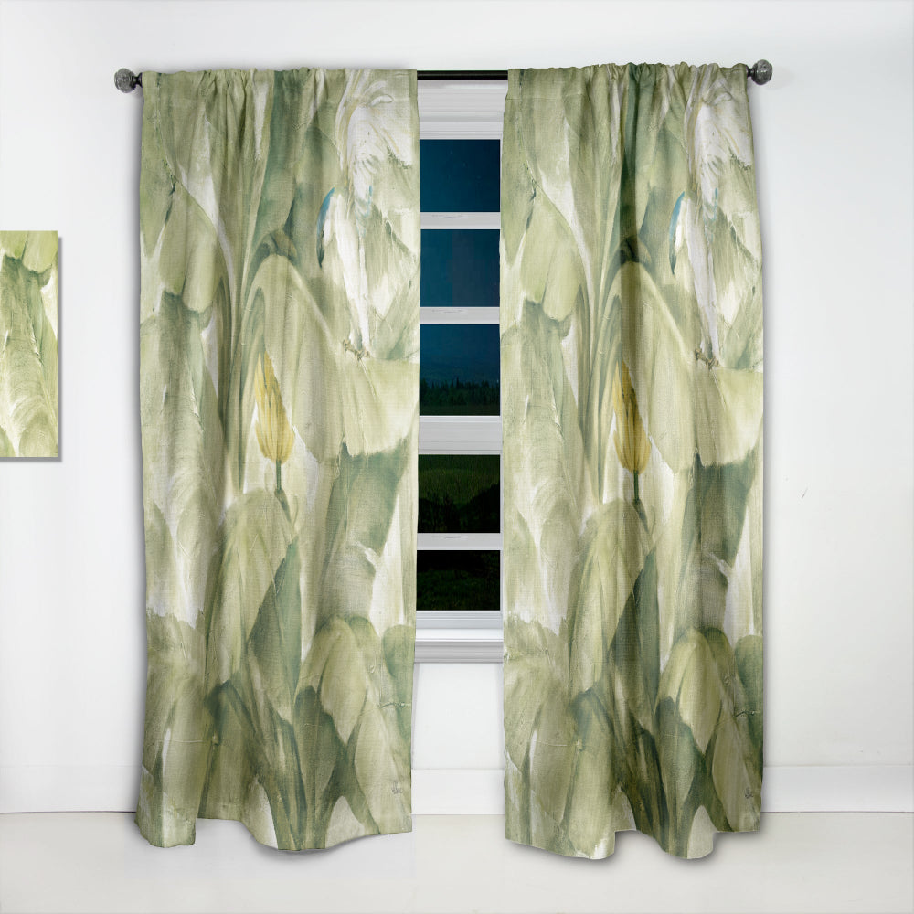 Tropical Canopy II Green - Traditional Curtain - 1 Panel