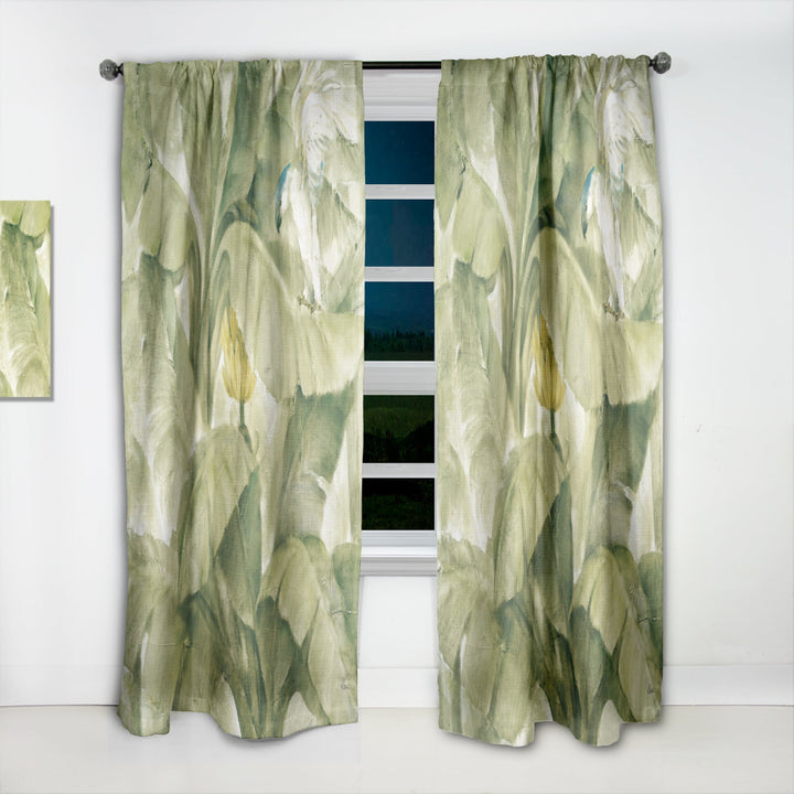 Tropical Canopy II Green - Traditional Curtain - 1 Panel