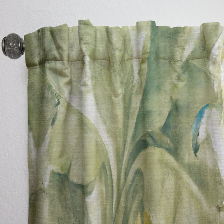 Tropical Canopy II Green - Traditional Curtain - 1 Panel