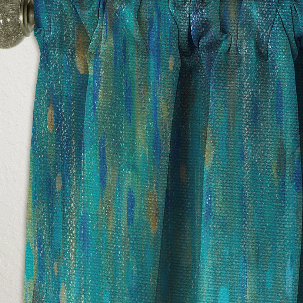 Rain Abstract Panel - Modern &amp; Contemporary Curtain - 1 Panel
