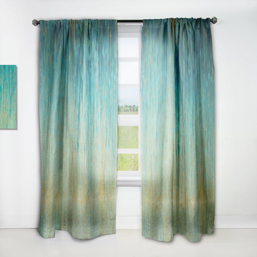 Rain Abstract Panel - Modern & Contemporary Curtain - 1 Panel