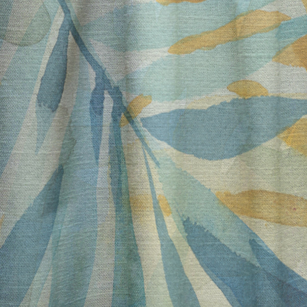 Hibiscus Garden III - Traditional Curtain - 1 Panel