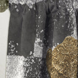 Gold Glamour Squares I - Modern Curtain - 1 Panel