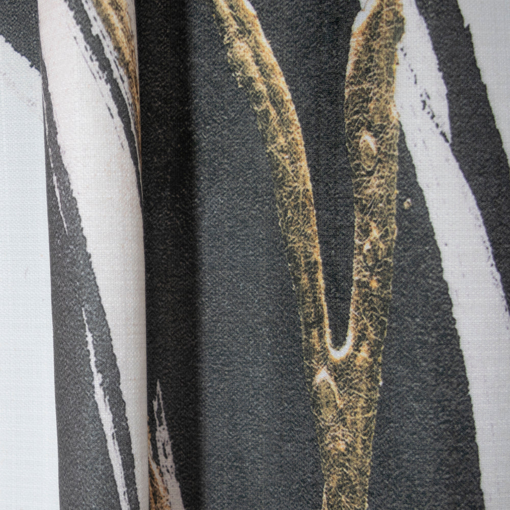 Gold Glamour Circle III - Posh &amp; Luxe Curtain - 1 Panel