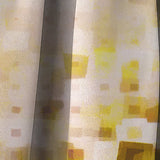 Glam Yellow Explosion Blocks - Modern Curtain - 1 Panel