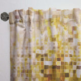 Glam Yellow Explosion Blocks - Modern Curtain - 1 Panel