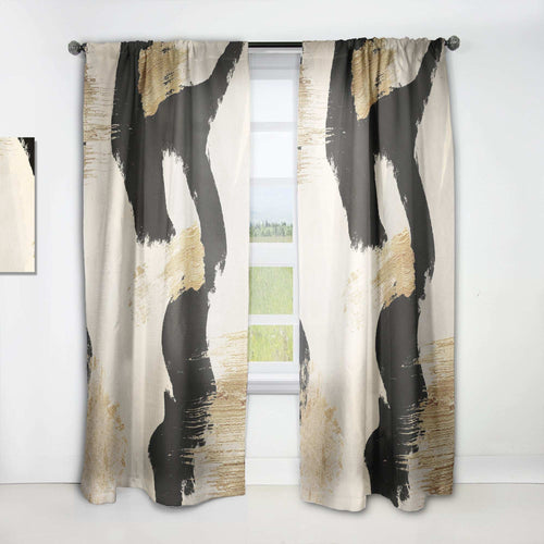 Glam Collage II' Modern & Contemporary Curtain 1 Panel