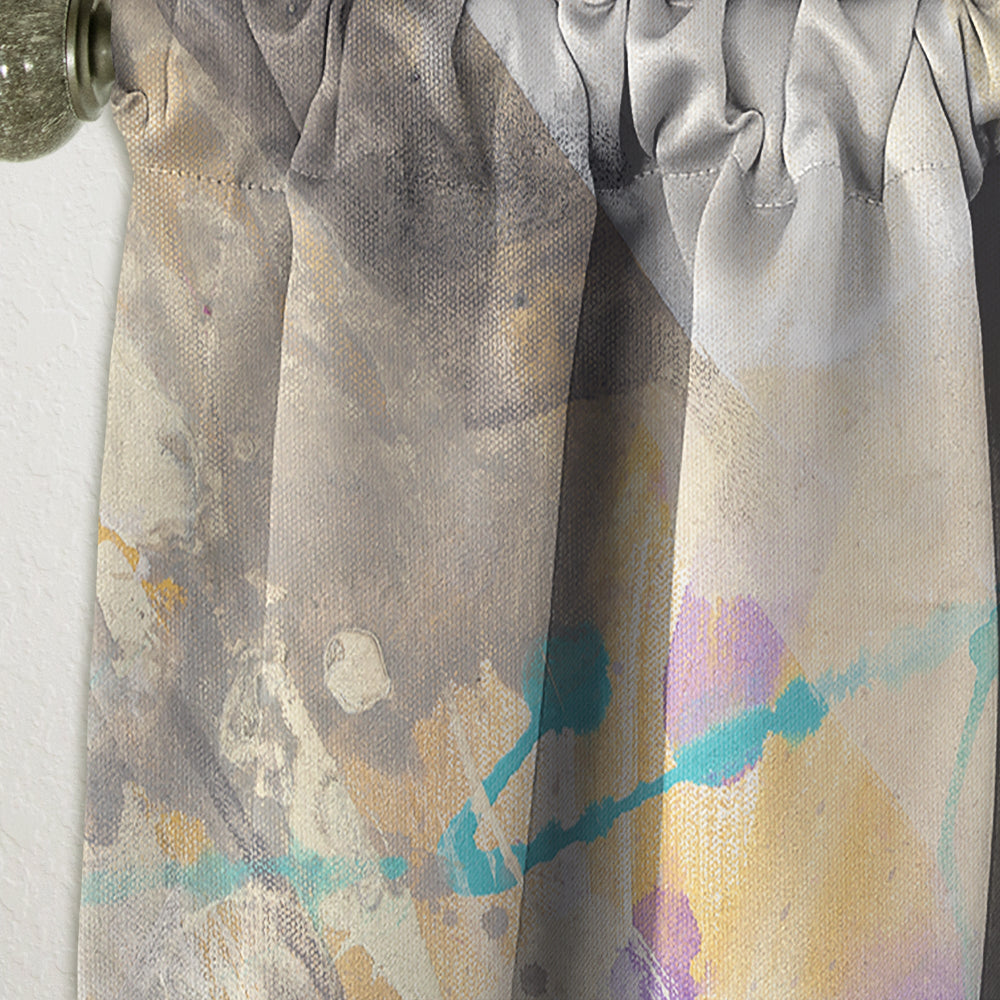 Spring Minimalist Confetti I - Modern &amp; Contemporary Curtain - 1 Panel
