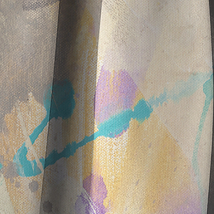 Spring Minimalist Confetti I - Modern &amp; Contemporary Curtain - 1 Panel