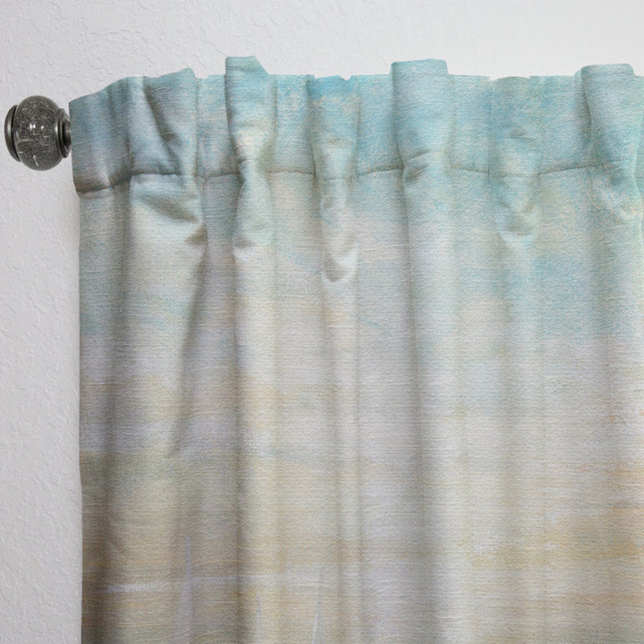 Sunrise Boat I - Nautical &amp; Coastal Curtain - 1 Panel