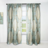 Geometric Title Element - Modern & Contemporary Curtain - 1 Panel