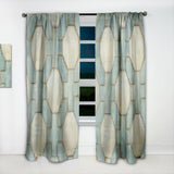 Geometric Title Element - Modern & Contemporary Curtain - 1 Panel