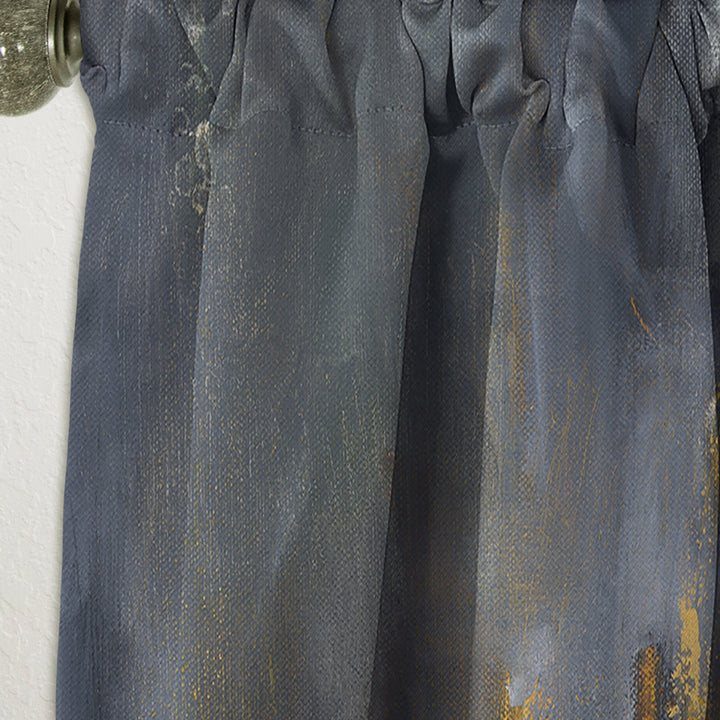 Black and Gold Glam Abstract - Modern &amp; Contemporary Curtain - 1 Panel