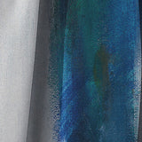 Blue Glam Texture I' Contemporary Curtain 1 Panel