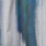 Blue Glam Texture I' Contemporary Curtain 1 Panel