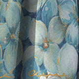 butterfly Blue Garden I - Farmhouse Curtain - 1 Panel