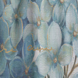 butterfly Blue Garden I - Farmhouse Curtain - 1 Panel