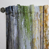 Morning Forest Panoramic View - Landscape Curtain - 1 Panel
