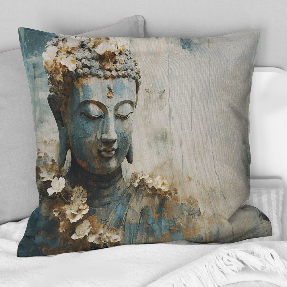 Religious Buddhism Statue - Buddhism Throw Pillow