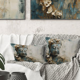 Religious Buddhism Statue - Buddhism Throw Pillow