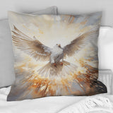Christianity Dove Descent From Paradise - Christianity Throw Pillow