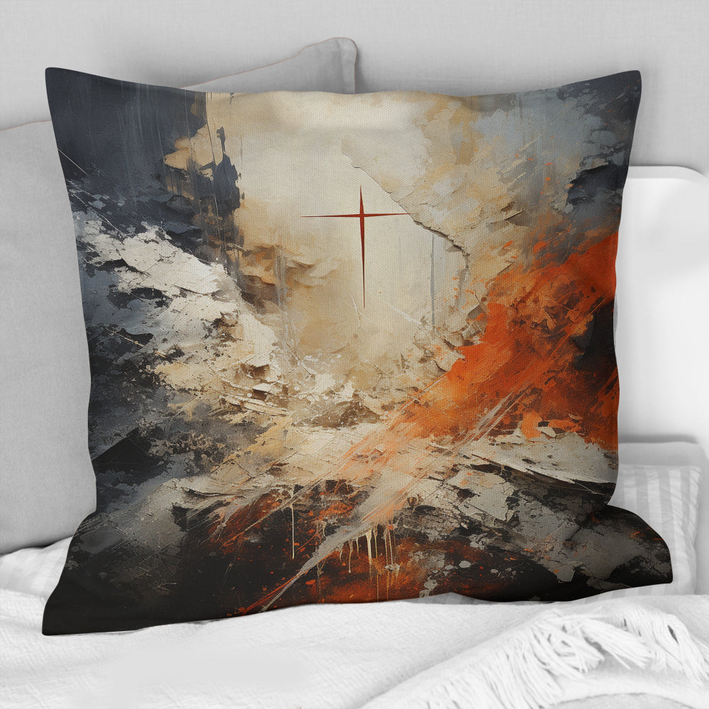 Minimalism Christianity Cross Dream - Christianity Throw Pillow