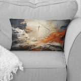 Minimalism Christianity Cross Dream - Christianity Throw Pillow