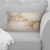 Beige Christianity Cross Of Jessus - Abstract Throw Pillow