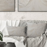 Modern Beach Beige Sand Charm I - Coastal Beach Sand Throw Pillow