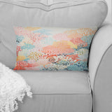 Coral Reef Barrier Expression - Coastal Coral Under Water Throw Pillow