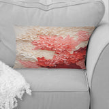 Beige And Pink Coral Collage - Coral Throw Pillow