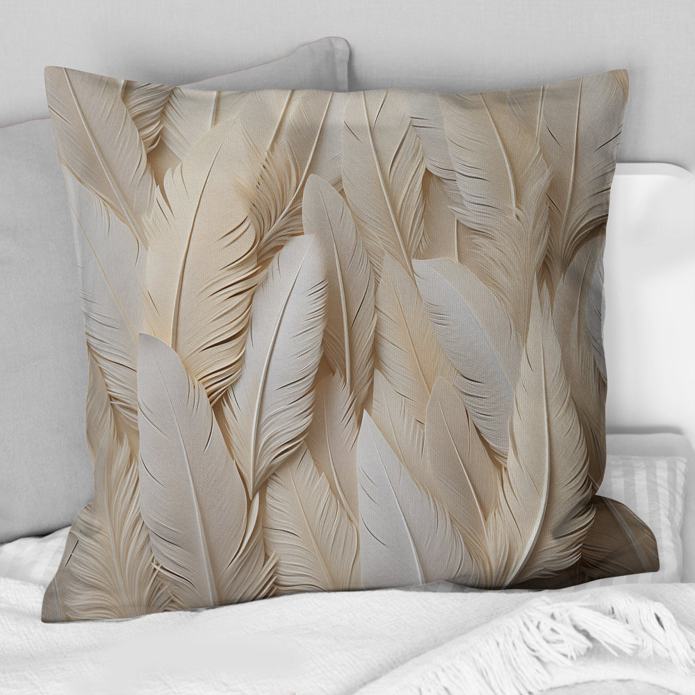 Feathery Plumes - Feathers Throw Pillow