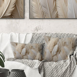 Feathery Plumes - Feathers Throw Pillow