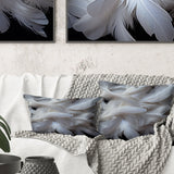 Light As A Feather I - Feathers Throw Pillow
